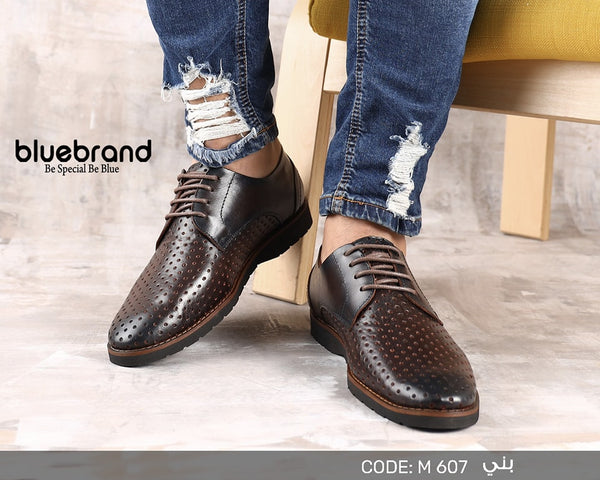 حذاء جلد طبيعي كاجوال بانص - M607