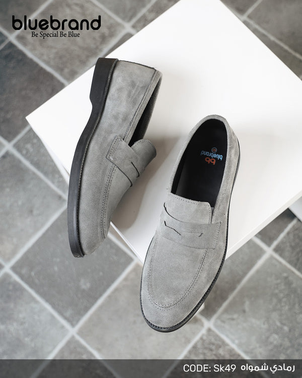 حذاء شمواه طبيعي كاجوال بانص - SK49 - Grey