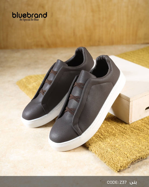 سنيكرز اسكاي فلات بدون رباط - Z37 - Brown