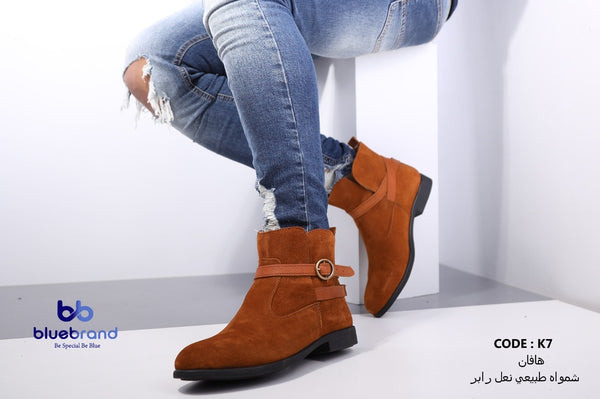 حذاء شمواه طبيعي هاف بوت - K7
