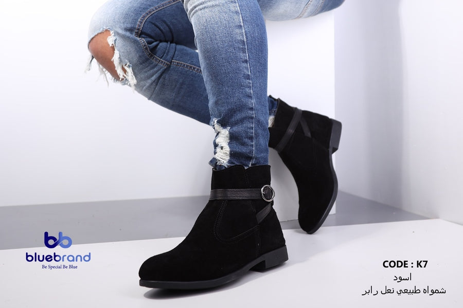 حذاء شمواه طبيعي هاف بوت - K7