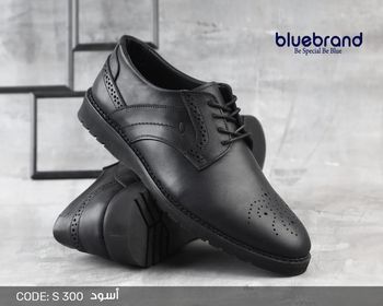 حذاء جلد طبيعي كاجوال برباط - S300g