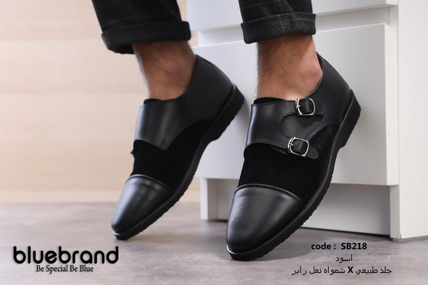 حذاء جلد طبيعي كاجوال برباط - SB218