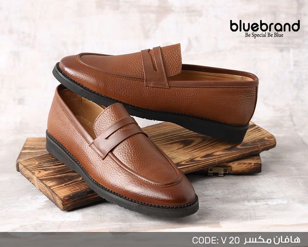 حذاء جلد طبيعي كاجوال بانص - V20m