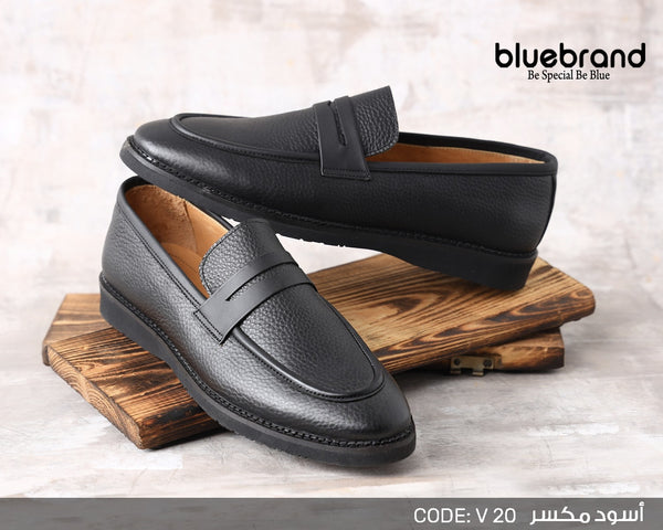 حذاء جلد طبيعي كاجوال بانص - V20m